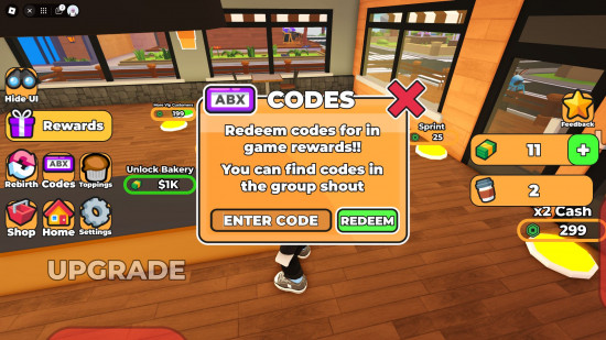 Redeem Coffee Shop Tycoon code