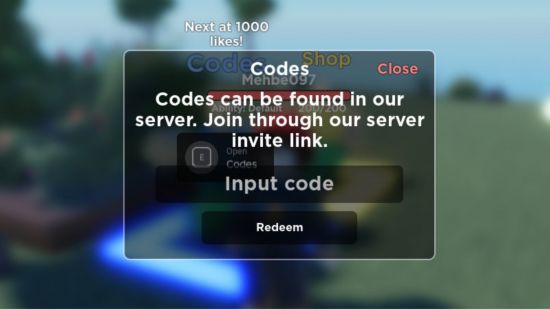 Redeem Fight For Survival code