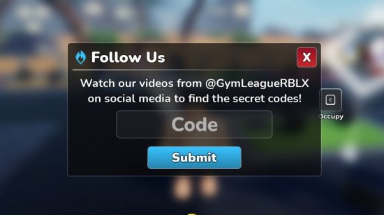 redeem Gym League codes