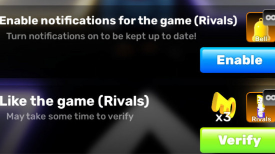 Redeem Rivals codes