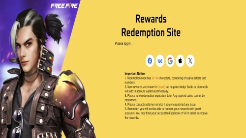 Garena Free Fire MAX Redeem Codes 