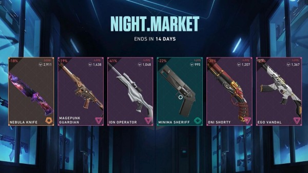 Night Market skins