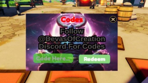 Redeem Devas of Creation code