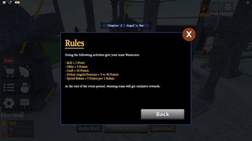 Roblox Wing RNG in Update 2 Rules