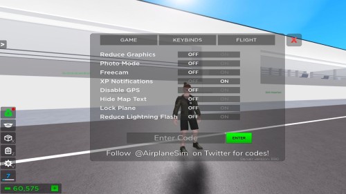 Redeem Airplane Simulator code