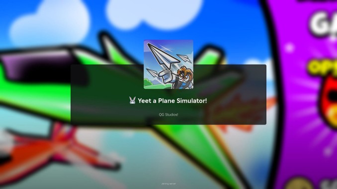 Yeet a Plane Simulator Codes