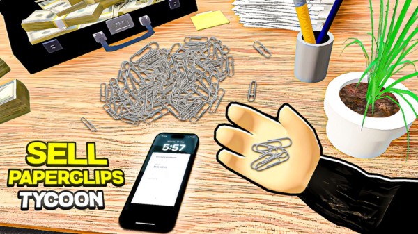 Sell paperclips to RULE THE WORLD codes